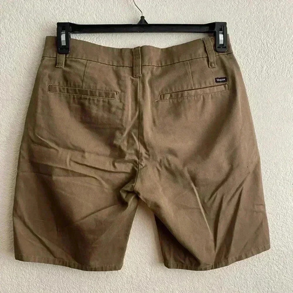 Brixton Carter Slack Shorts Tan 30 - Picture 5 of 12